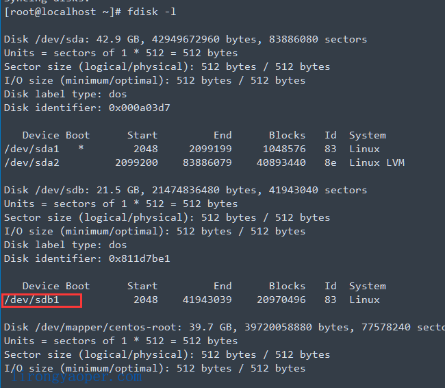 Linux磁盘挂载 Linux磁盘挂载